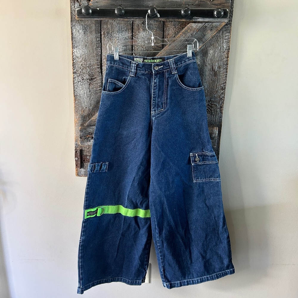 Vintage Snakeyes Wide Leg Skater Jeans